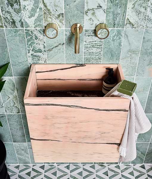 East Java Hummingbird Marble Honed Brick