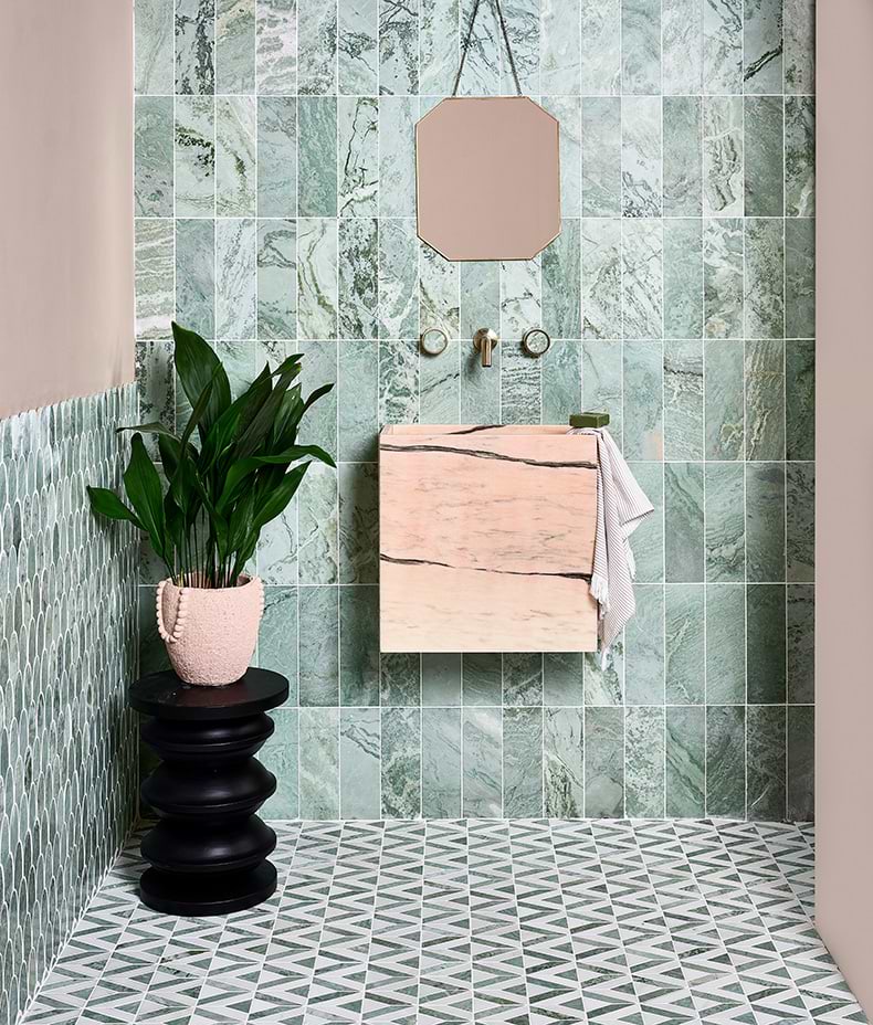East Java Hummingbird Marble Honed Brick