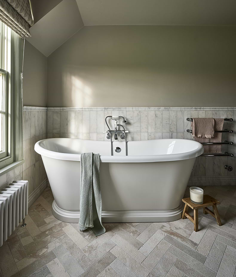 Enki Limestone Parquet Velvet Finish | Ca' Pietra