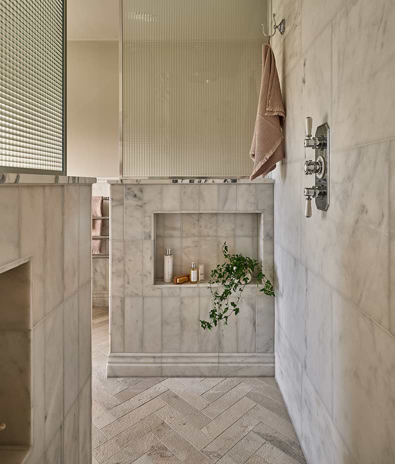 Long Island Marble Honed Finish Skirting