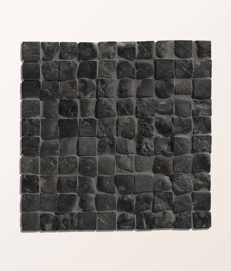 Enso Cobble Mosaic Cube Charcoal