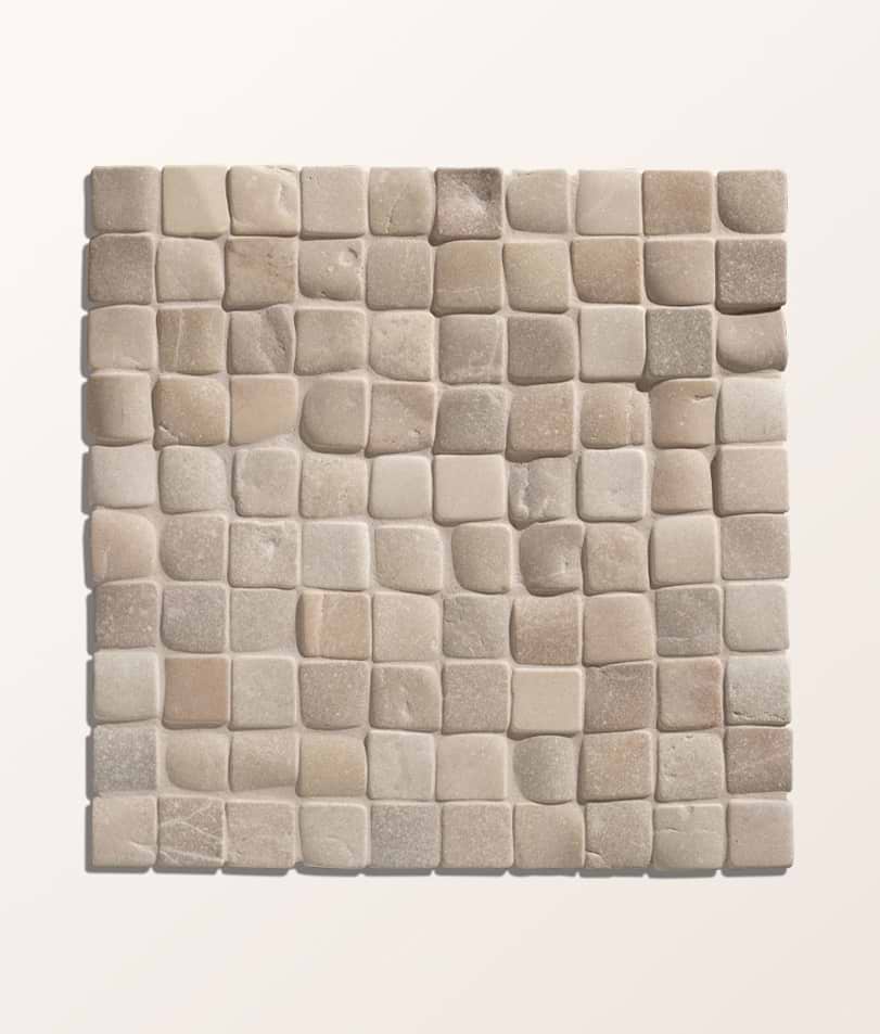 Enso Cobble Mosaic Cube Sand