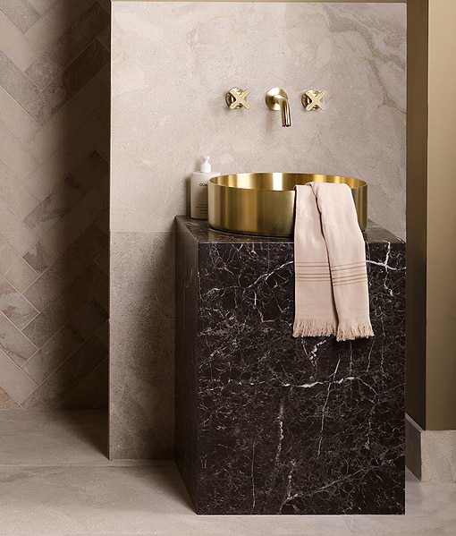 Enki Limestone Velvet Finish