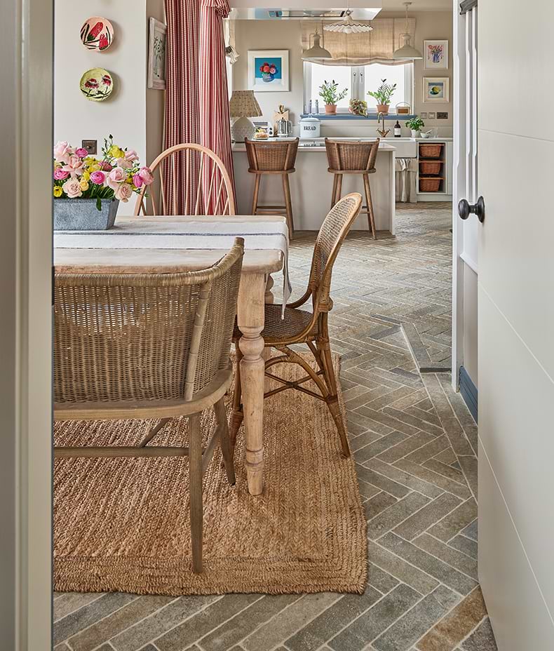 Trusloe Limestone Parquet Seasoned