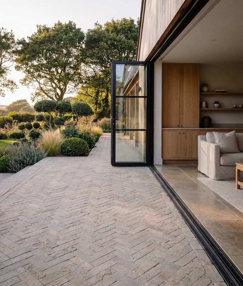 Trusloe Limestone Parquet Seasoned