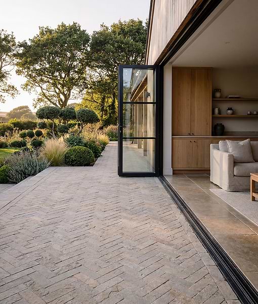 Trusloe Limestone Parquet Seasoned