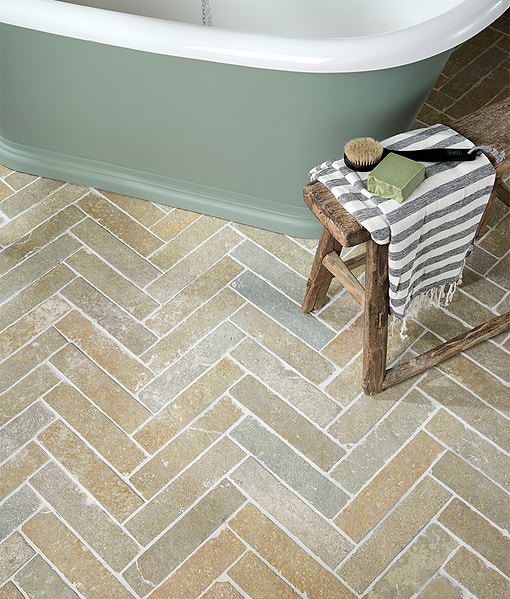 Trusloe Limestone Parquet Seasoned
