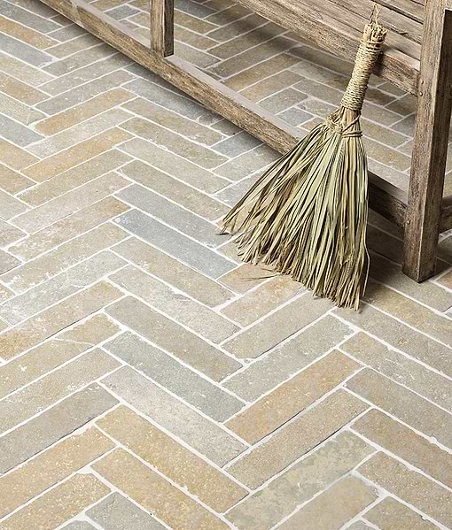 Trusloe Limestone Parquet Seasoned