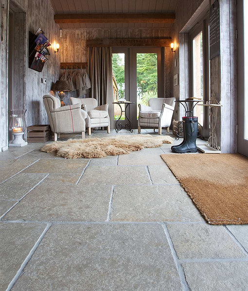 Trusloe Limestone Seasoned Finish