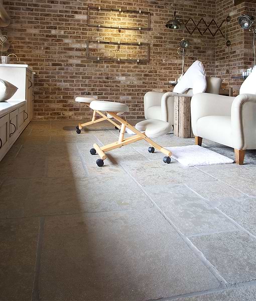 Trusloe Limestone Seasoned Finish