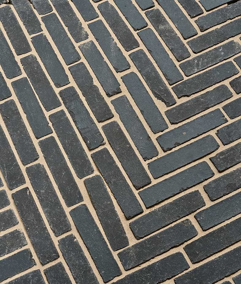 Flanders Charcoal Tumbled Clay Pavers