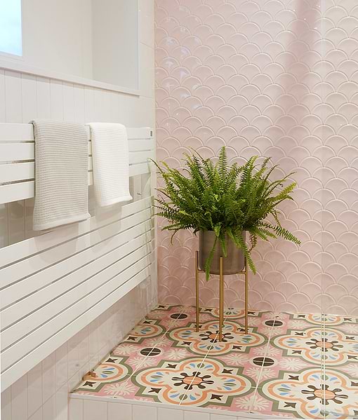 Gelato Porcelain Mosaic Cotton Candy