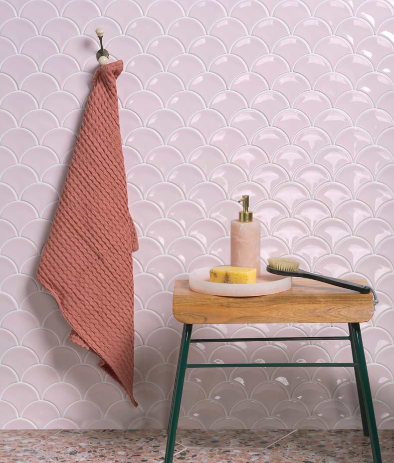 Gelato Porcelain Mosaic Cotton Candy