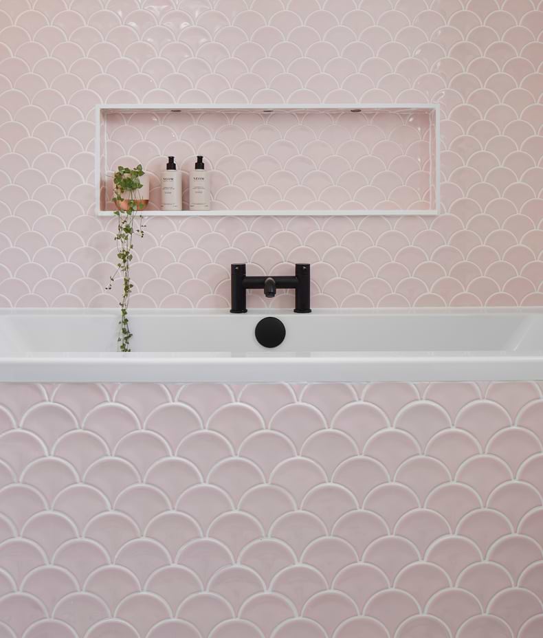 Gelato Porcelain Mosaic Cotton Candy