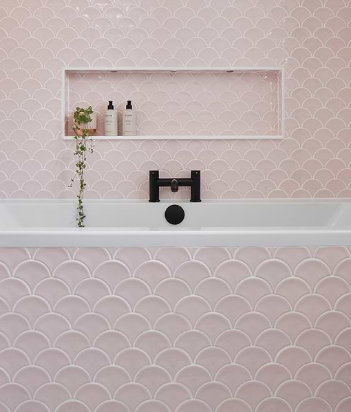 Gelato Porcelain Mosaic Cotton Candy