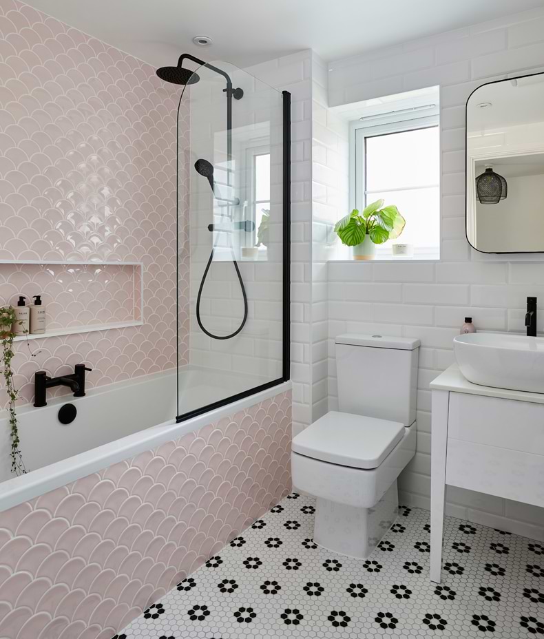 Gelato Porcelain Mosaic Cotton Candy