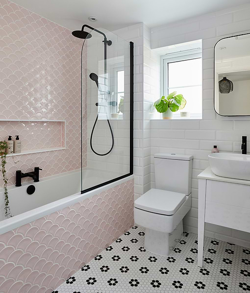 Gelato Porcelain Mosaic Cotton Candy