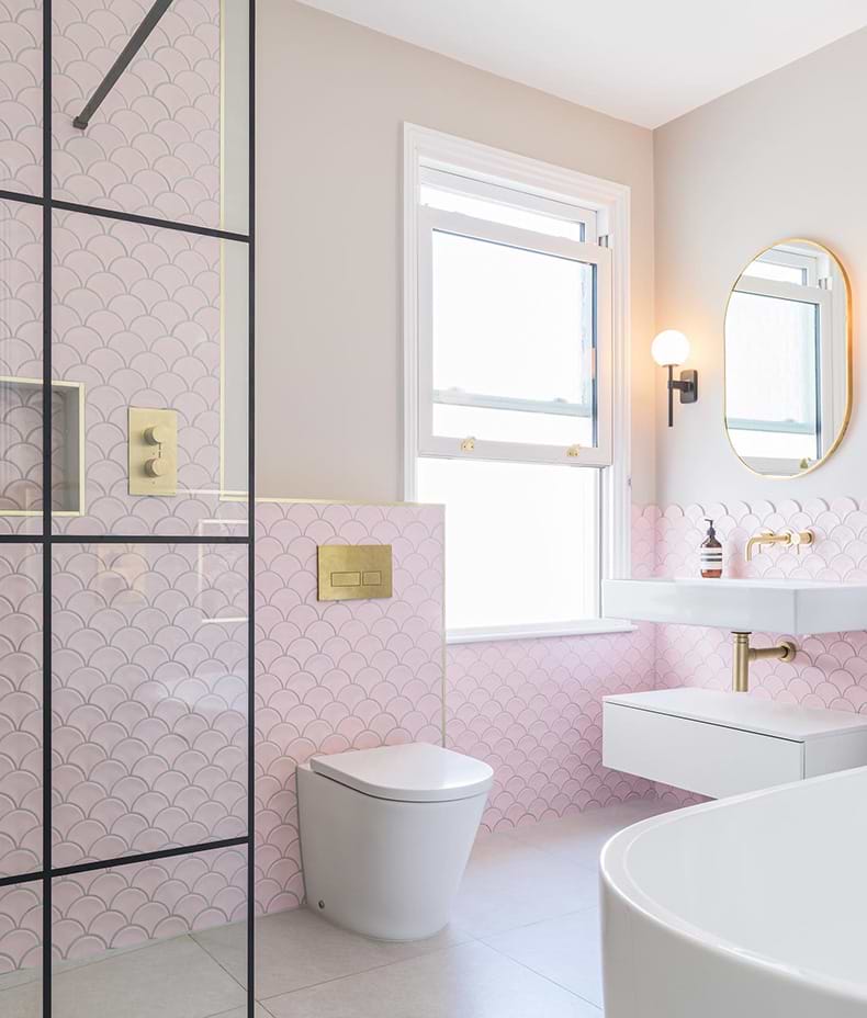 Gelato Porcelain Mosaic Cotton Candy