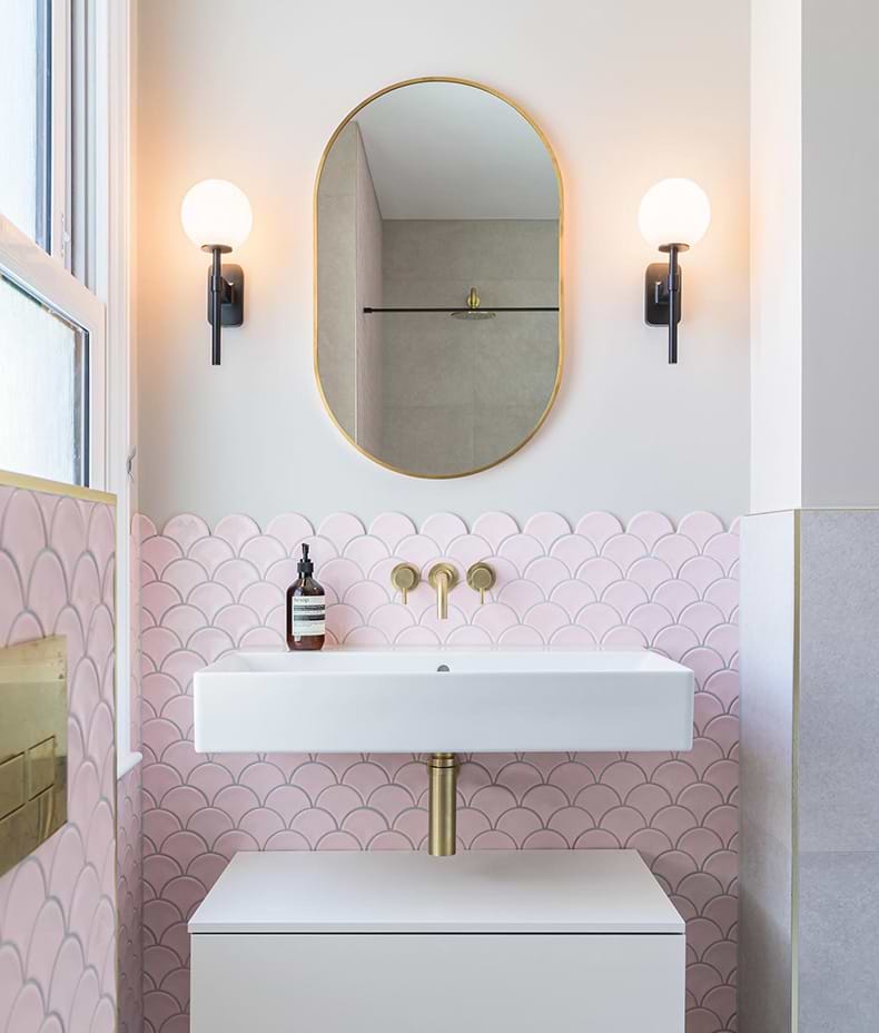 Gelato Porcelain Mosaic Cotton Candy