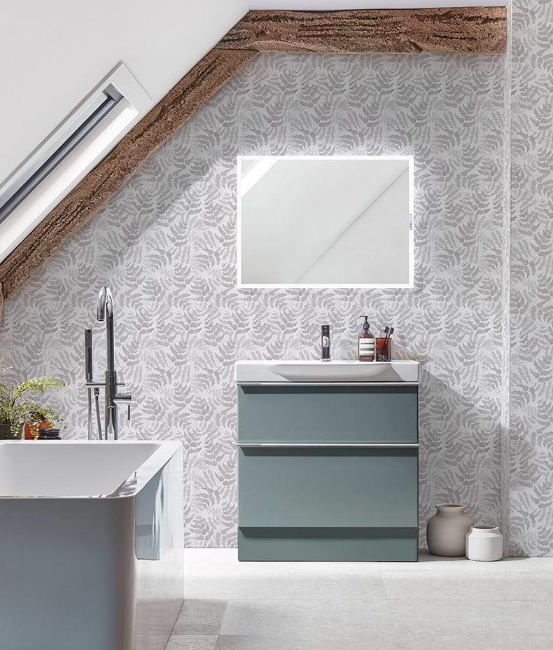 Glendurgan Ceramic Fern Warm Grey