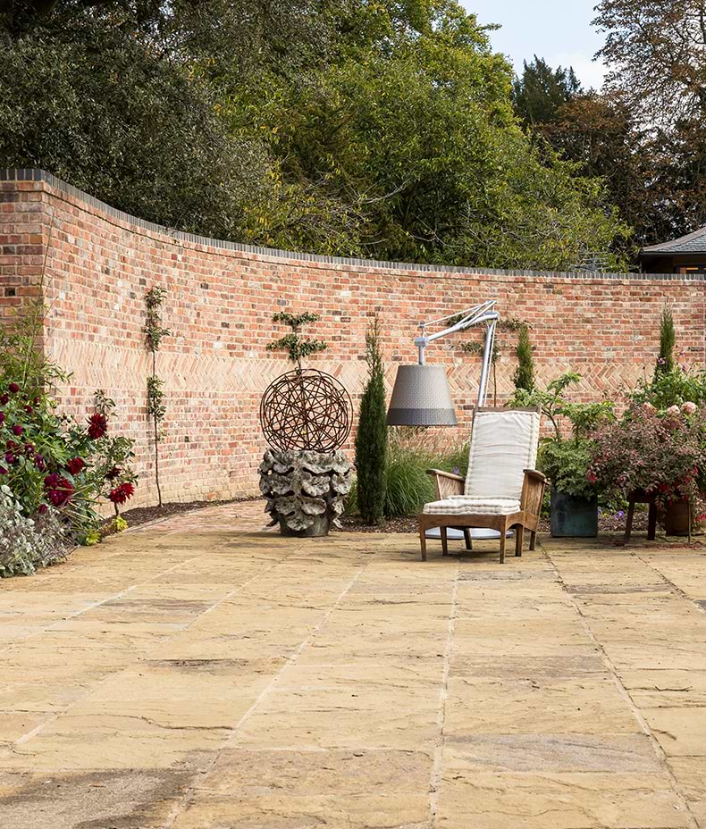 Hampledon Buff York Sandstone Riven