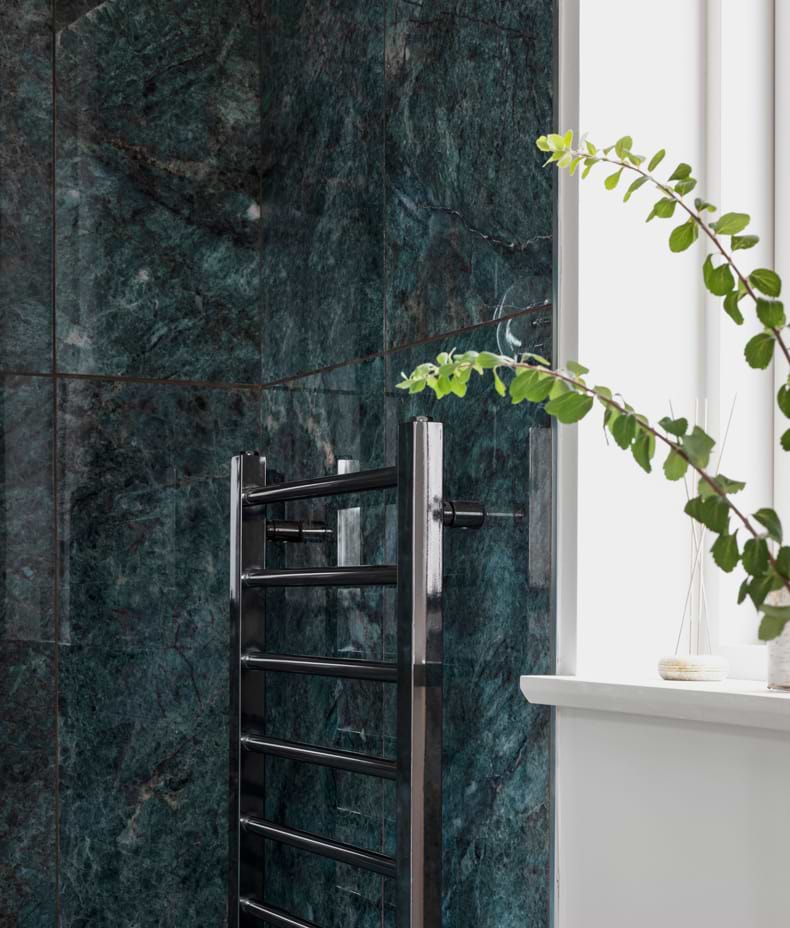 Marble Luxe Porcelain Azzuro