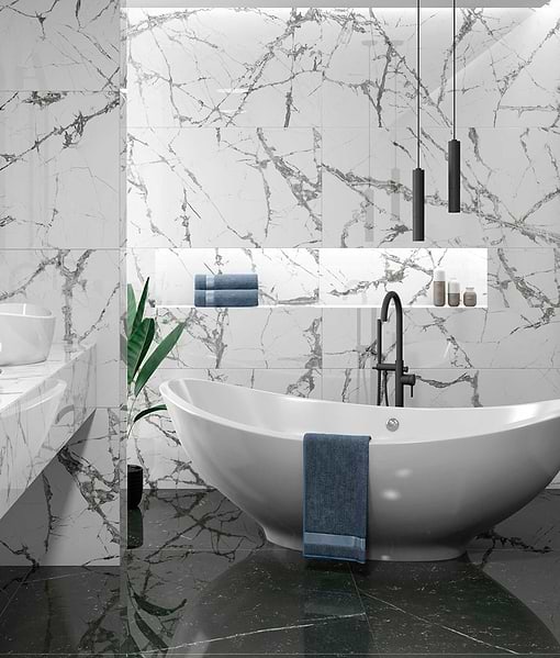 Marble Luxe Porcelain Iceberg