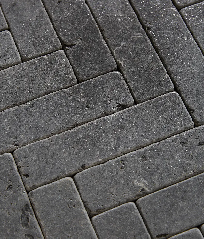 Hazlebury Limestone Klinkers Tumbled & Etched