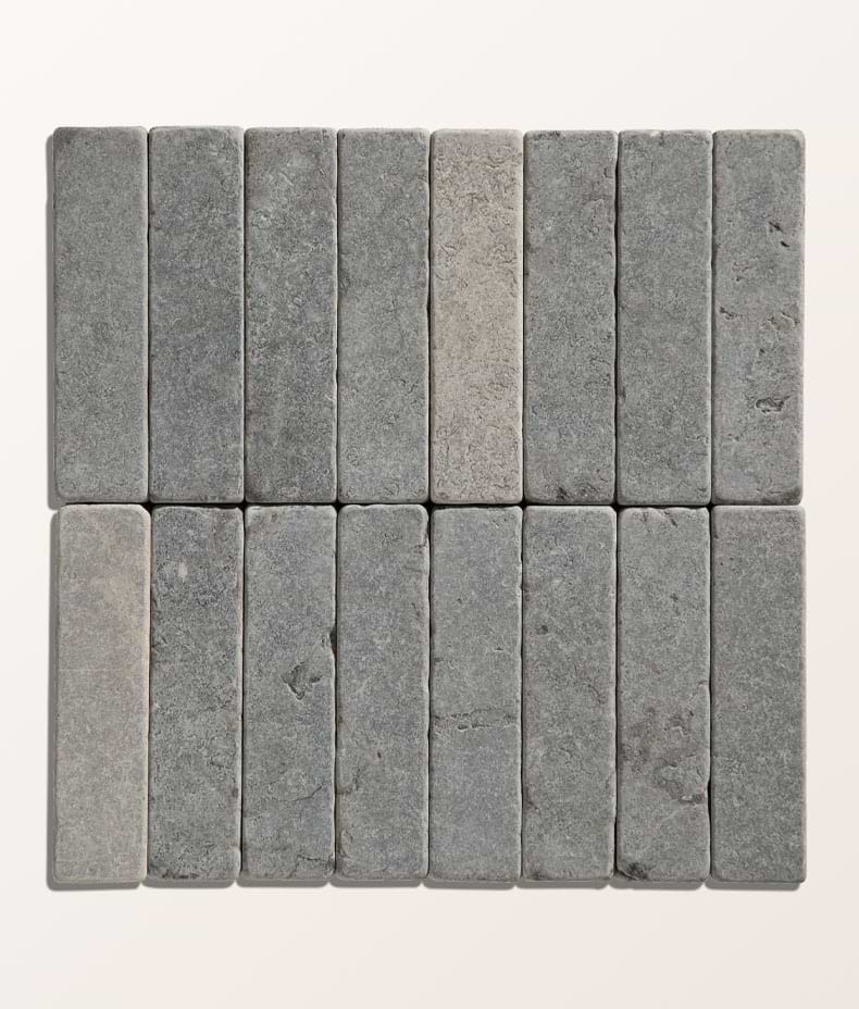 Hazlebury Limestone Klinkers Tumbled & Etched