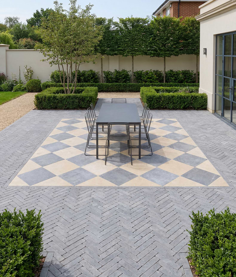 Hazlebury Limestone Klinkers Tumbled & Etched