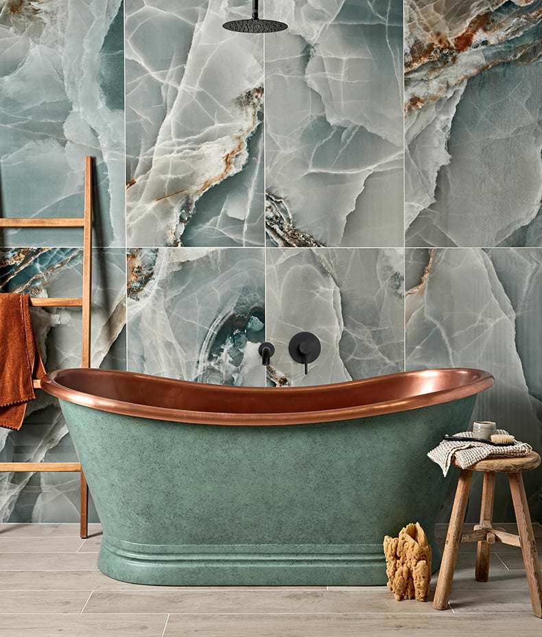 Hollywood Porcelain Turquoise