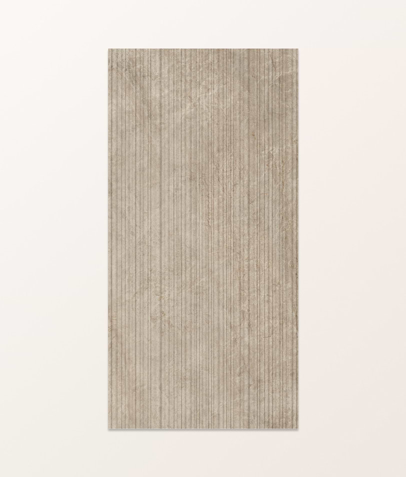 Hoxton Porcelain Amber Linear Décor Matt