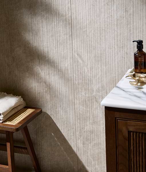 Hoxton Porcelain Amber Linear DéCor Matt