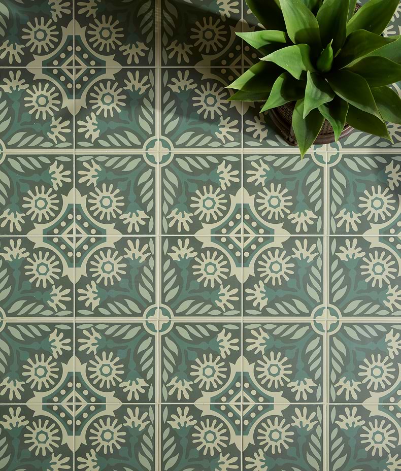 Indirah Porcelain Emerald