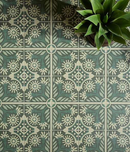 Indirah Porcelain Emerald