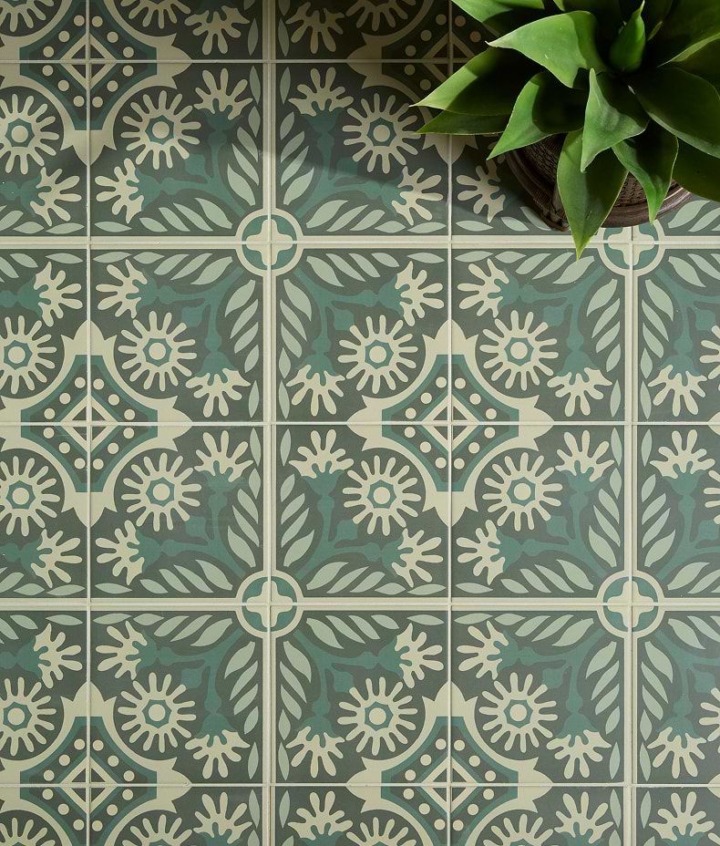 Indirah Porcelain Emerald