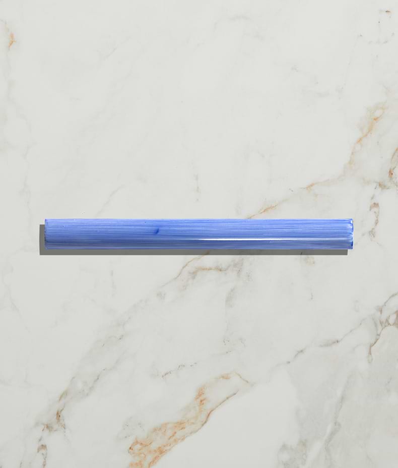 STUDIO Jamboree Handpainted Ceramic Greek Blue Beading