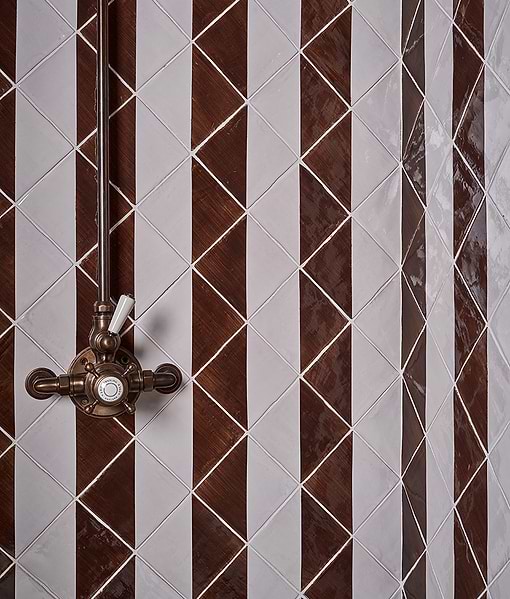 STUDIO Jamboree Handpainted Ceramic Chocolate Tri