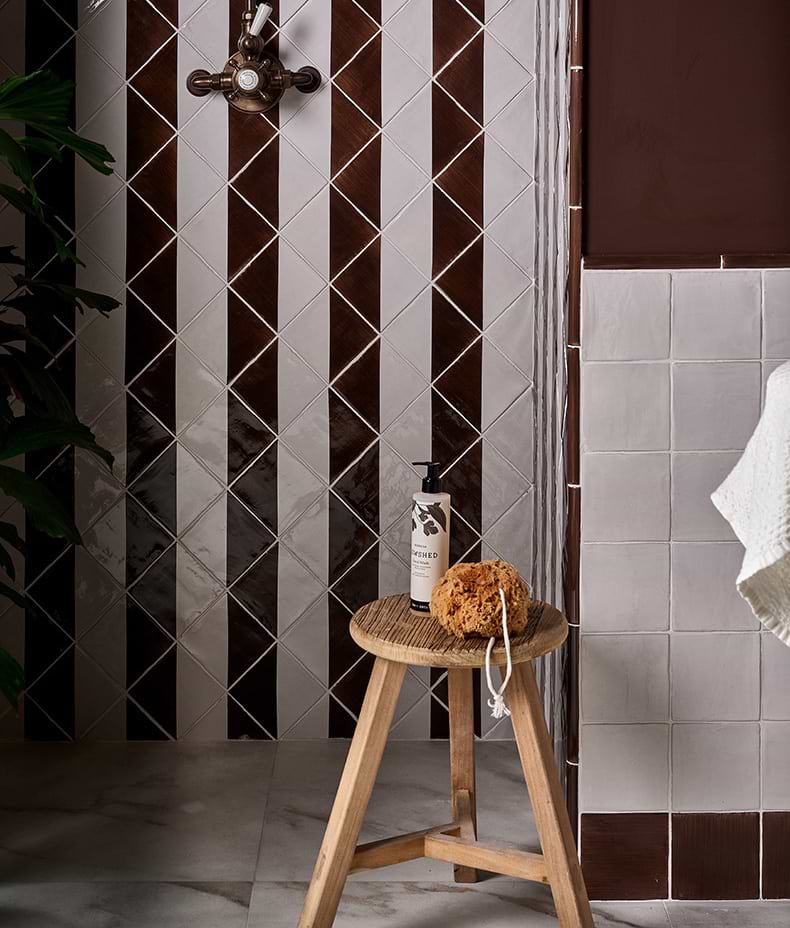 STUDIO Jamboree Handpainted Ceramic Chocolate Beading