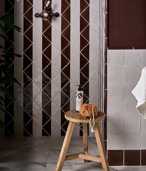STUDIO Jamboree Handpainted Ceramic Chocolate Tri