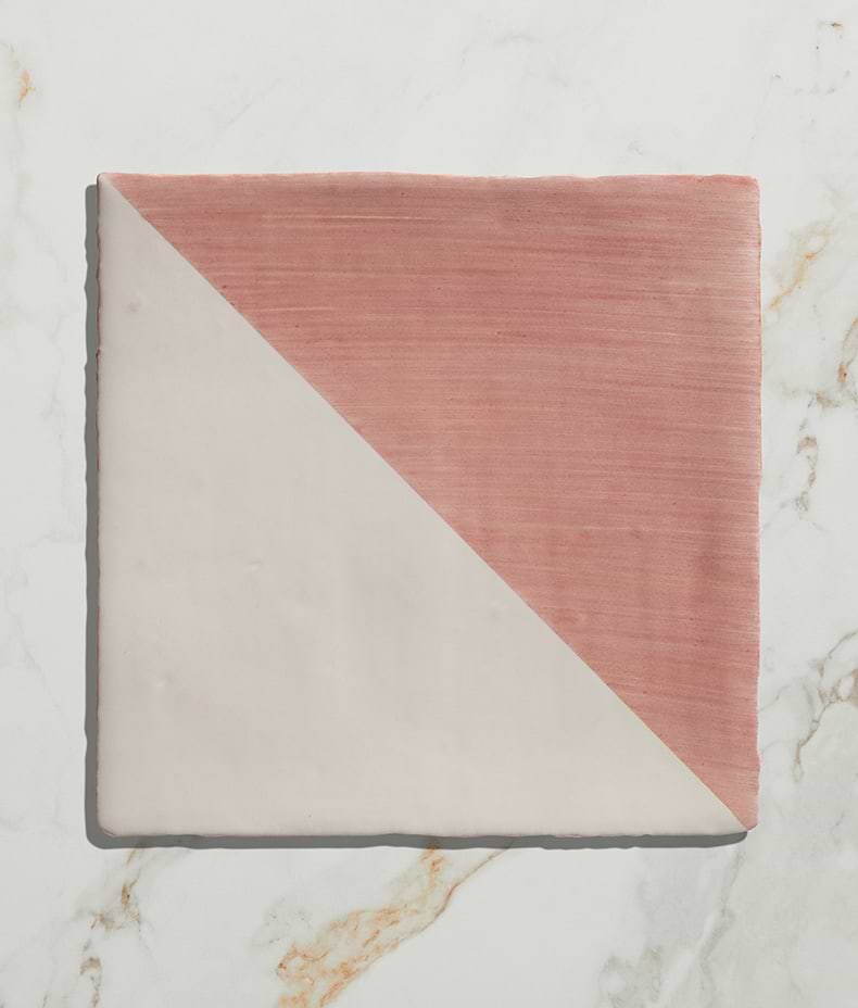 STUDIO Jamboree Handpainted Ceramic Coral Tri