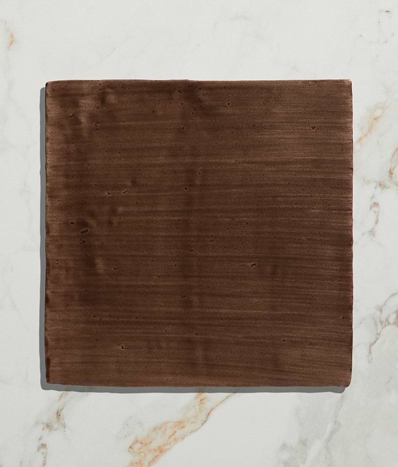 STUDIO Jamboree Handpainted Ceramic Chocolate Field