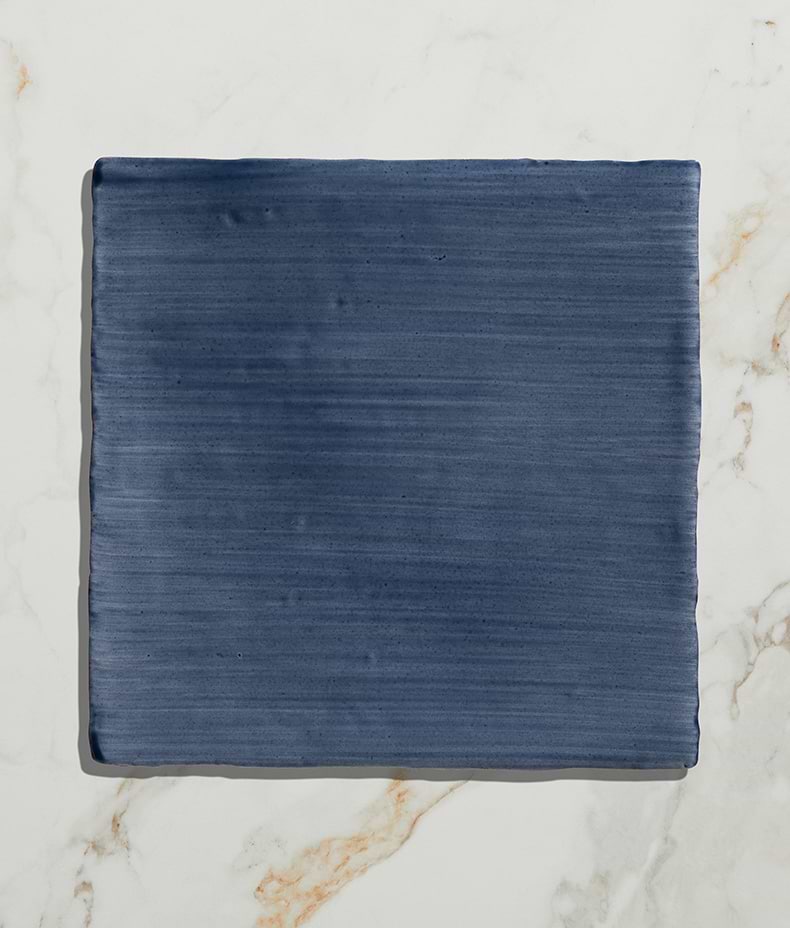 STUDIO Jamboree Handpainted Ceramic Denim Field