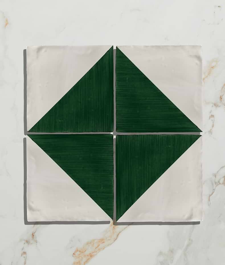 STUDIO Jamboree Handpainted Ceramic Holly Tri