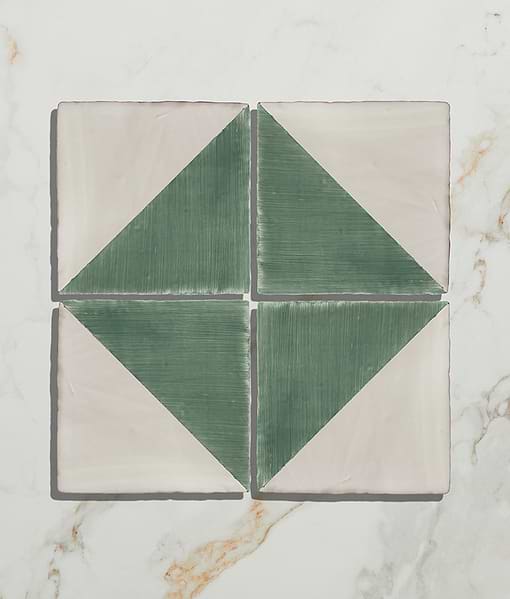 STUDIO Jamboree Handpainted Ceramic Thyme Tri
