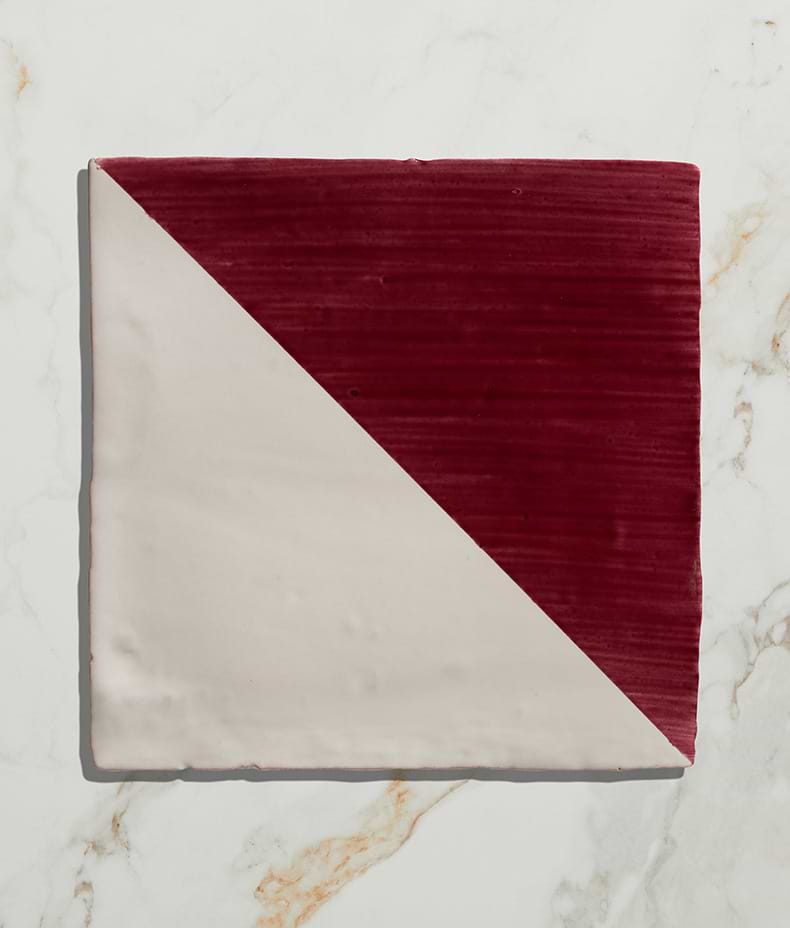 STUDIO Jamboree Handpainted Ceramic Raspberry Tri