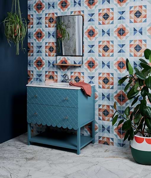 Kaleidoscope Porcelain Peacock