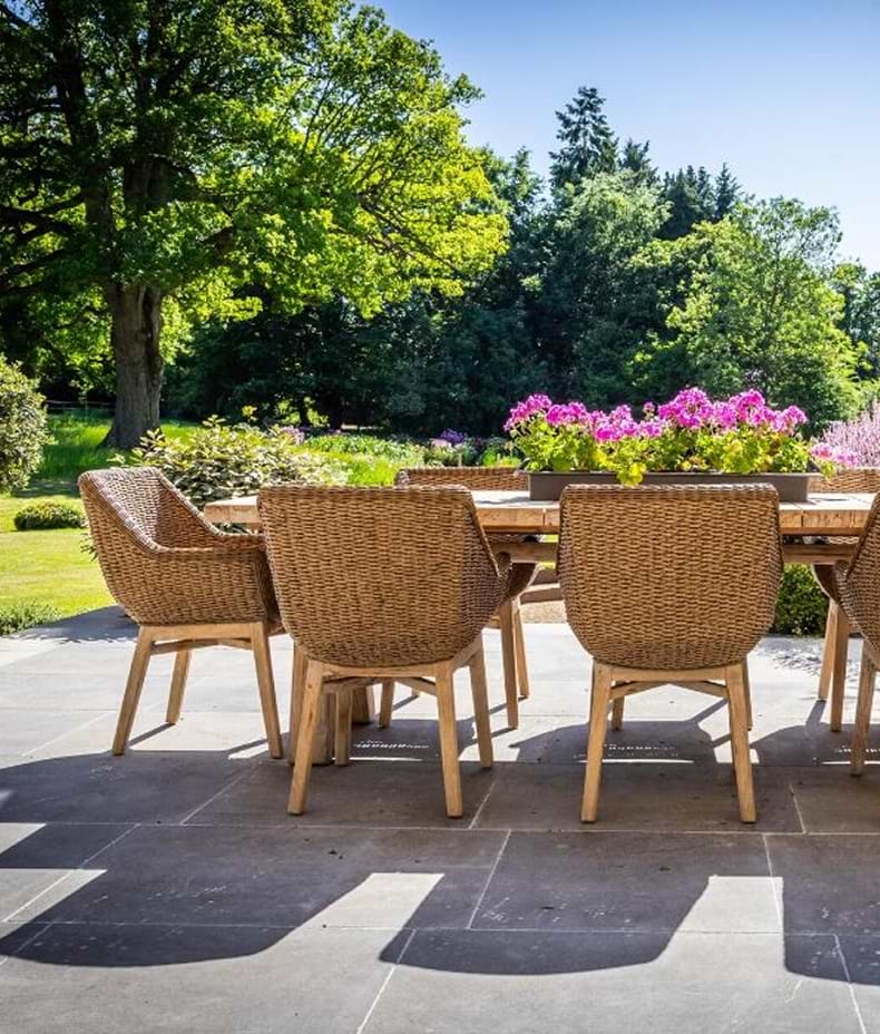Kimmeridge Limestone Paving Tumbled & Etched Finish