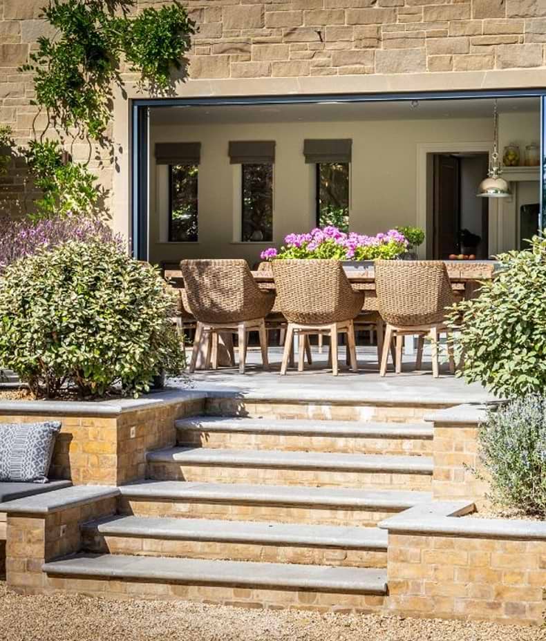 Kimmeridge Limestone Paving Tumbled & Etched Finish