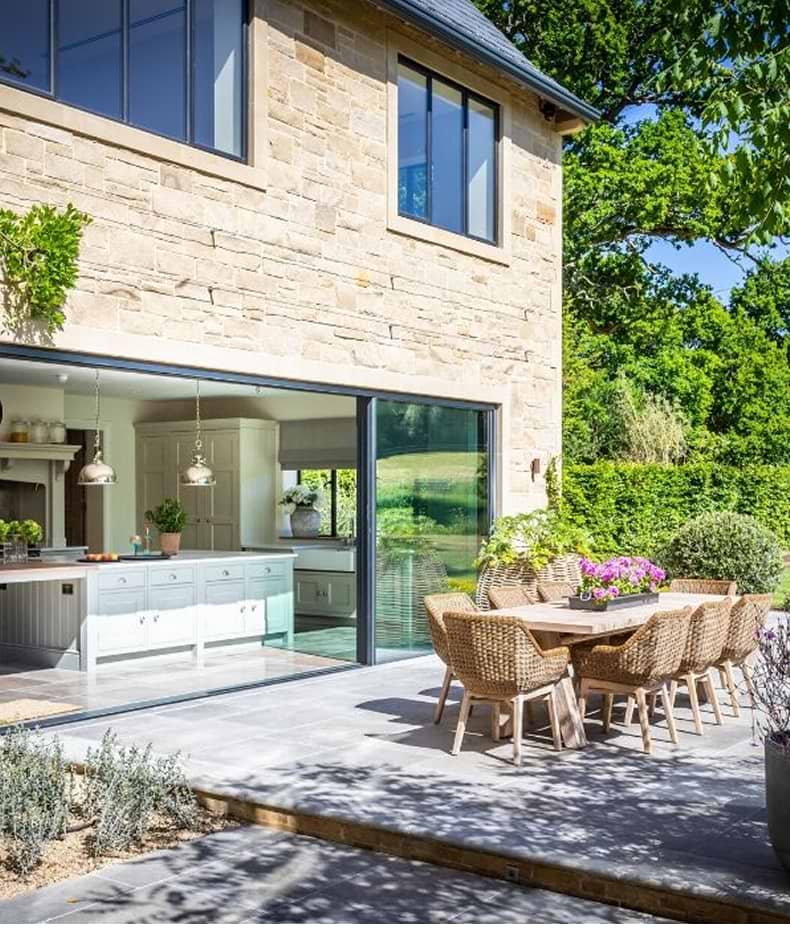 Kimmeridge Limestone Paving Tumbled & Etched Finish